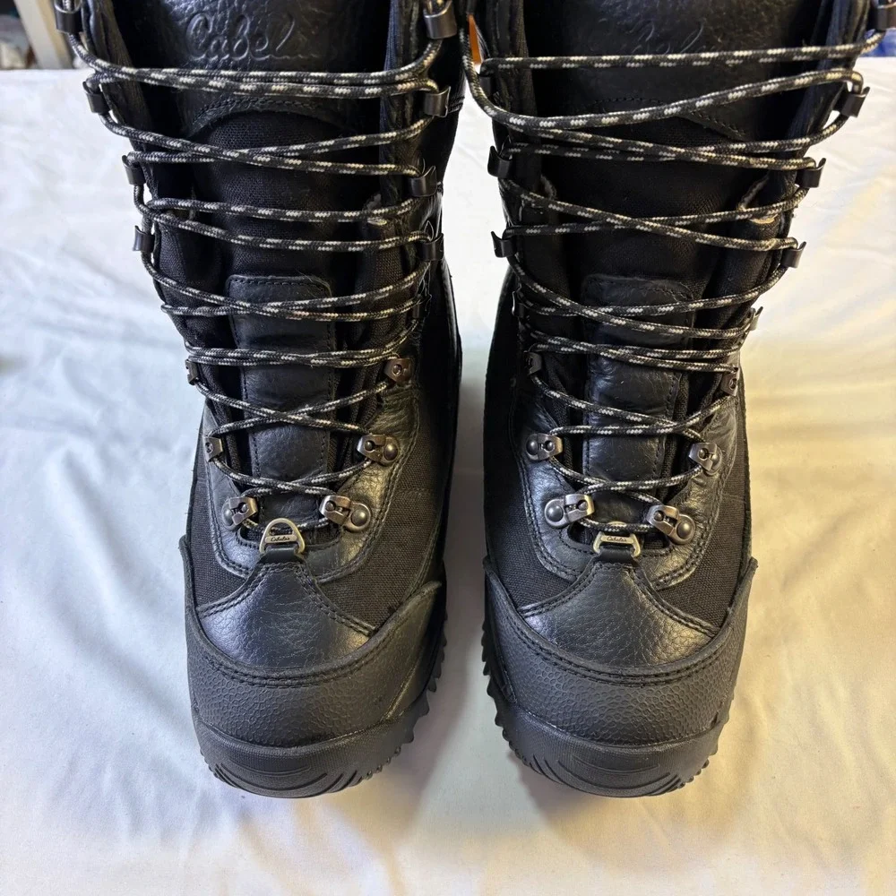 Cabelas Mens Inferno Hunting Boots 8D Waterproof Insulated Winter‎ Heavy Outdoor